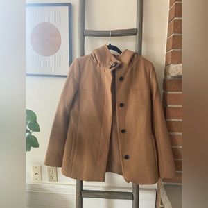 Babaton Woman’s Hooded Wool Parka - US S